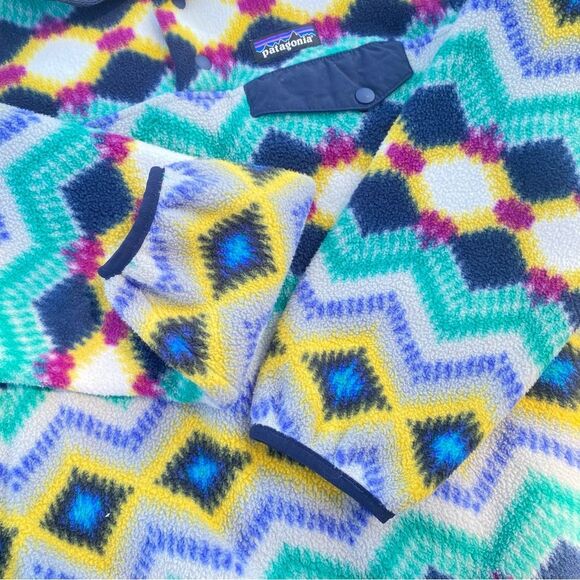 Patagonia Timber Twist Synchilla Snap-T Fleece Pullover Sz. S - Picture 7 of 7